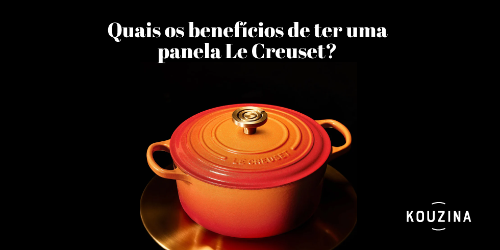 5 benefícios de uma panela Le Creuset em ferro fundido esmaltado